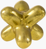 Caitlin Decorative Sculpture CAIT-002 in Brass, front detail