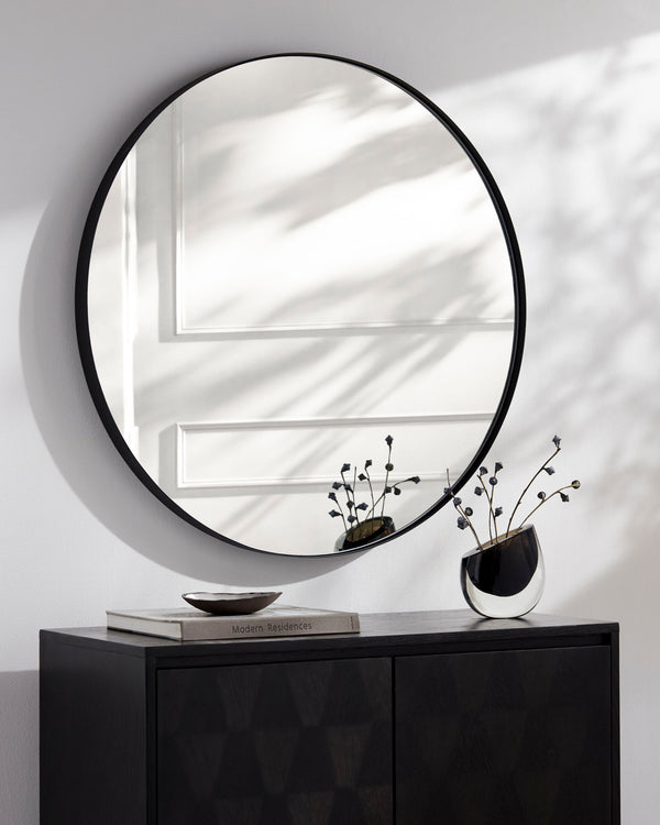 Carbondale Accent Mirror CALE-002, styled in a room