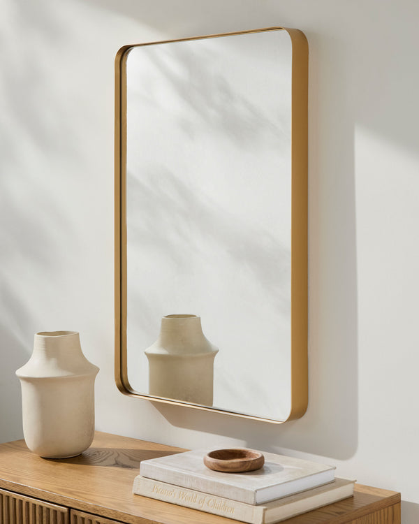 Carbondale Accent Mirror CALE-003, styled in a room