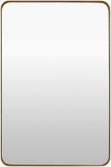 Carbondale Accent Mirror CALE-003 in Gold, front view