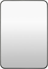 Carbondale Accent Mirror CALE-004 in Black, front view