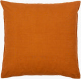 Corduroy Quarters Accent Pillow CDQ-006 in Rust, back view