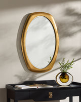 Cerena Accent Mirror CERE-001, styled in a room