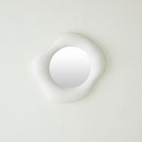 Amorphous Mirror in White, close-up detail