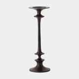 Theophile Candle Holder in Black, medium size, product view