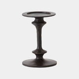 Theophile Candle Holder in Black, small size, product view