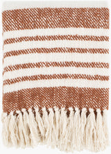Chamonix Throw CMX-1001 in Brown, front view