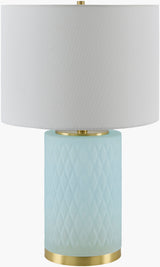 Cancale Accent Table Lamp in ice blue, view 3 of 6