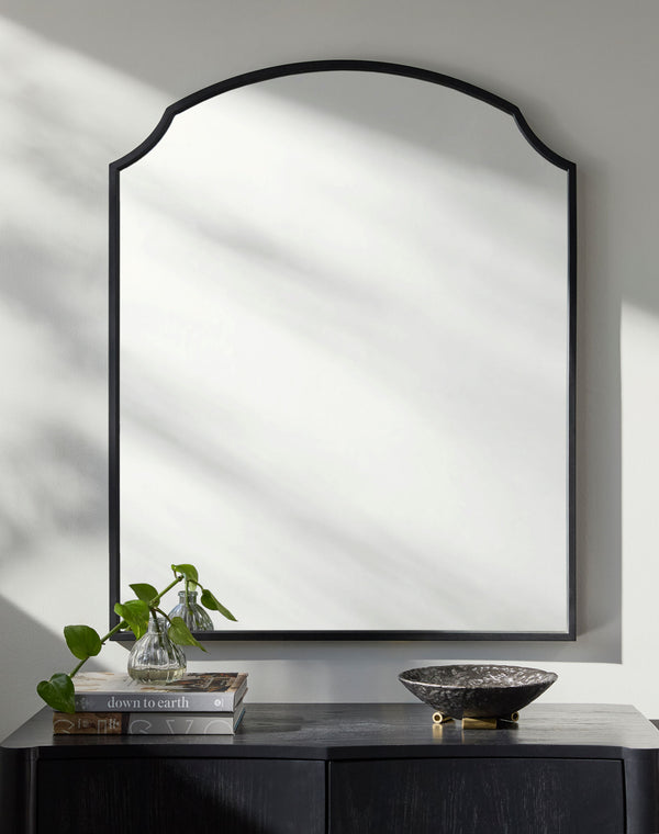 Corbin Mantel Mirror CORB-001, styled in a room