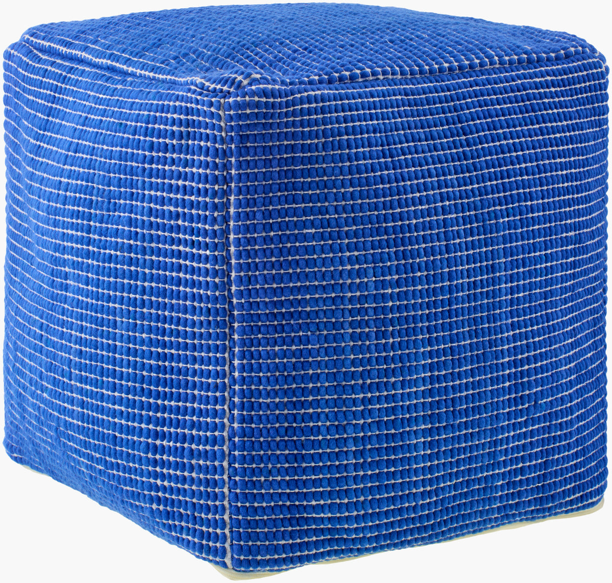Chunky Grid Pouf