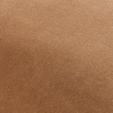 Cotton Velvet Accent Pillow CV-100 in Camel, close-up of the texture