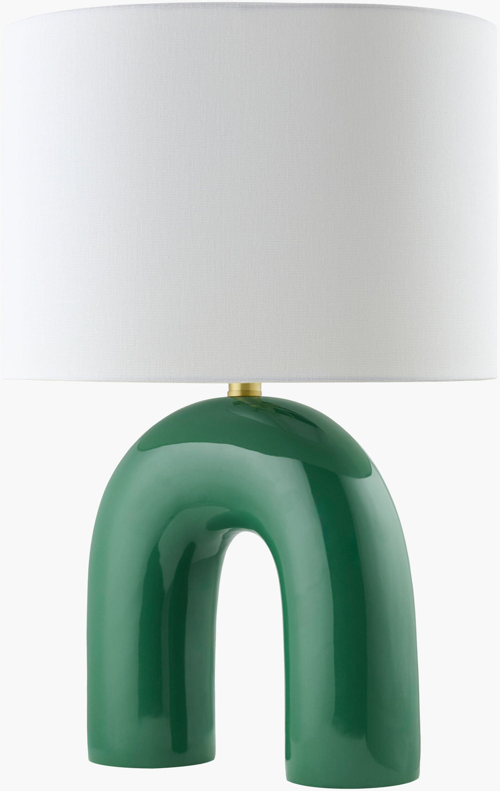 Calvert Accent Table Lamp in green, view 3 of 6