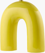 Calvert Accent Table Lamp in bright yellow, detail of the base