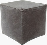 Cotton Velvet Pouf