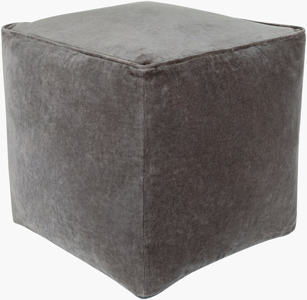 Cotton Velvet Pouf