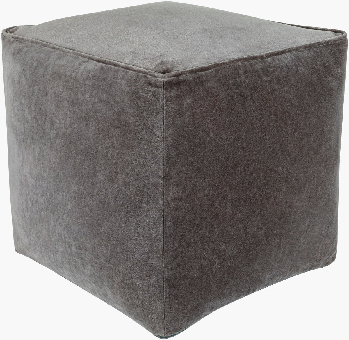 Cotton Velvet Pouf