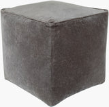 Cotton Velvet Pouf
