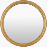 Damian Accent Mirror DAMI-002 in Gold, front view