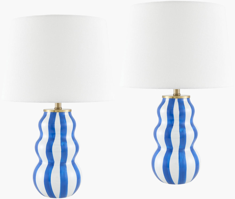 Dicomano Accent Table Lamp in blue, view 2 of 5