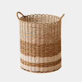 Suri Jute Basket in Natural, close-up detail
