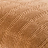 Digby Accent Pillow DIG-015 in Caramel, close-up of the texture