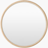Dwarka Accent Mirror DKA-001 in Brown, front view