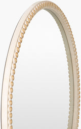Dwarka Accent Mirror DKA-001 in Brown, corner detail