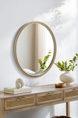Dwarka Accent Mirror DKA-001, styled in a room