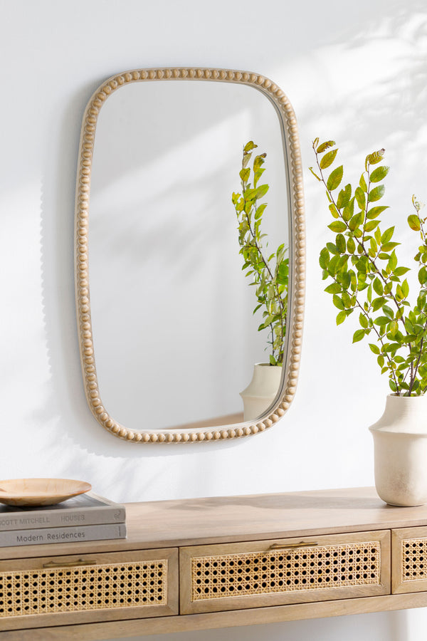 Dwarka Accent Mirror DKA-002, styled in a room