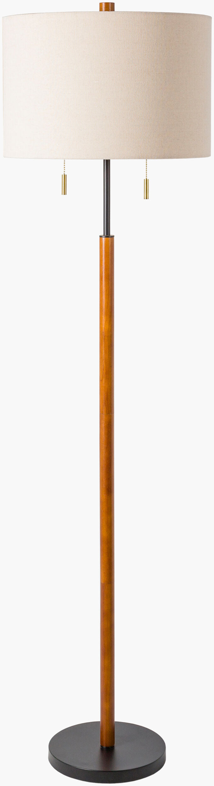 Dame Accent Floor Lamp in tan, view 4 of 6