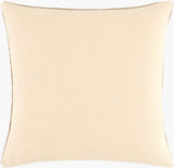 Dalton Accent Pillow DNO-001 in Taupe, back view