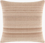 Dalton Accent Pillow DNO-001 in Taupe, front view