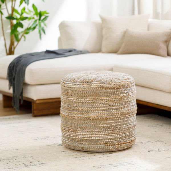 Denpasar Pouf, styled in a room