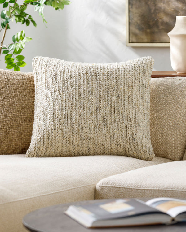 Derby Accent Pillow — Cream