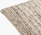 Derby Accent Pillow — Oatmeal