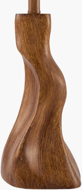 Eldarune Accent Table Lamp in brown, detail of the base