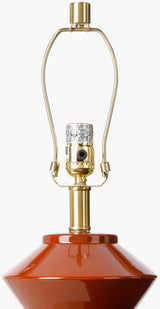 Edison Accent Table Lamp EDS-002 in burnt orange, detail of the base