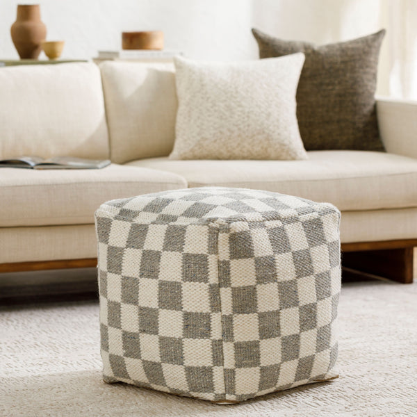 Preethi Pouf, styled in a room
