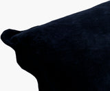 Effervescent Accent Pillow EFC-004 in Black, corner detail