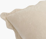 Effervescent Accent Pillow EFC-006 in Beige, corner detail