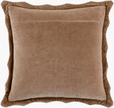 Effervescent Accent Pillow EFC-008 in Taupe, back view