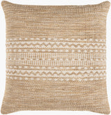 Ethan Accent Pillow EHN-002 in Tan, front view