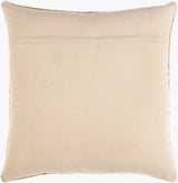 Ethan Accent Pillow EHN-002 in Tan, back view