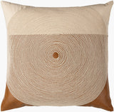 Eternity Accent Pillow EIT-001 in Beige, front view