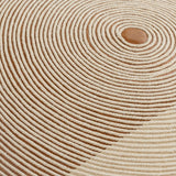 Eternity Accent Pillow EIT-001 in Beige, close-up of the texture