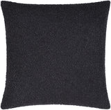 Eesha Accent Pillow ESH-006 in Black, back view