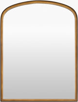 Evander Mantel Mirror EVAN-002 in Gold, front view
