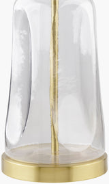 Fidel Accent Table Lamp FDL-003 in clear, detail of the base