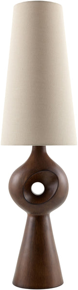 Firkel Accent Table Lamp in dark brown, view 2 of 3