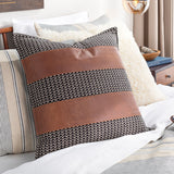 Fiona Accent Pillow FNA-001 in Black, styled in a room